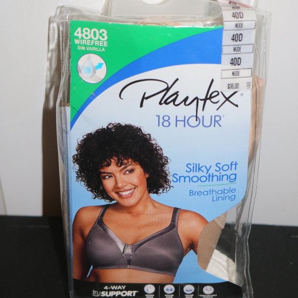 Playtex Other - Playtex 18 hour bra new open package 40D Nude